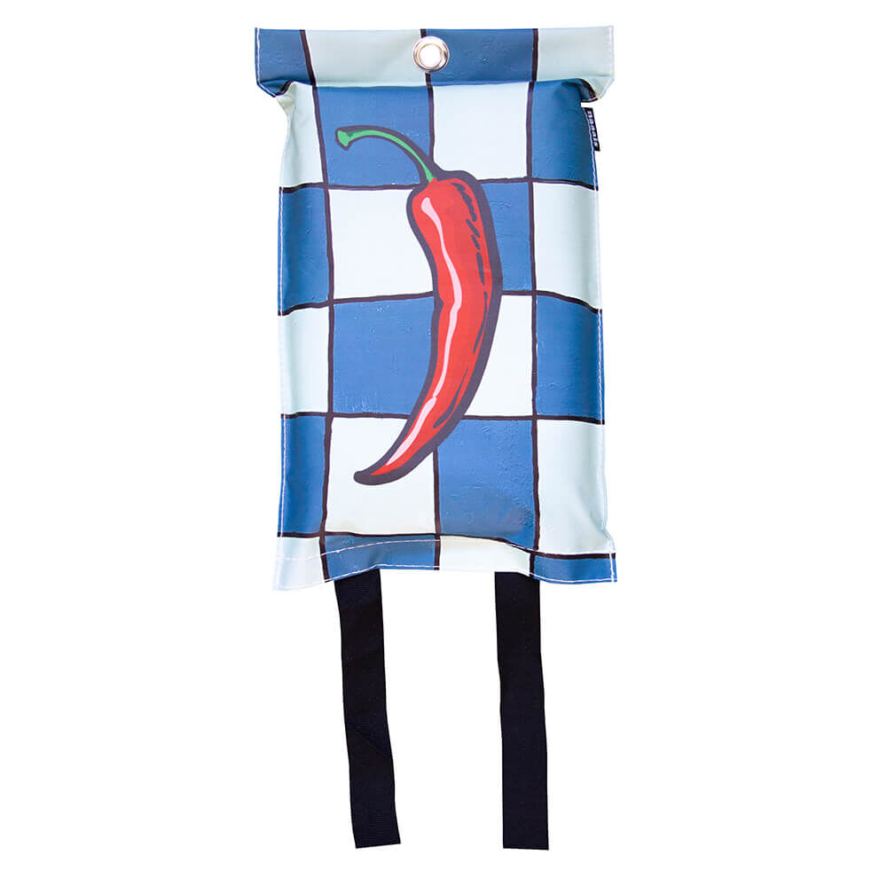 Löschdecke Pfeffer | Brandschutzdecke 1.20m x 1.80m für Haus | Camping | Boot | Grill | Personen von Naaais