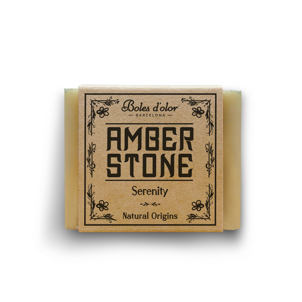 Amber Stone - Serenity Geranie & Bergamotte - Duft in Quadratform - All Natural Range
