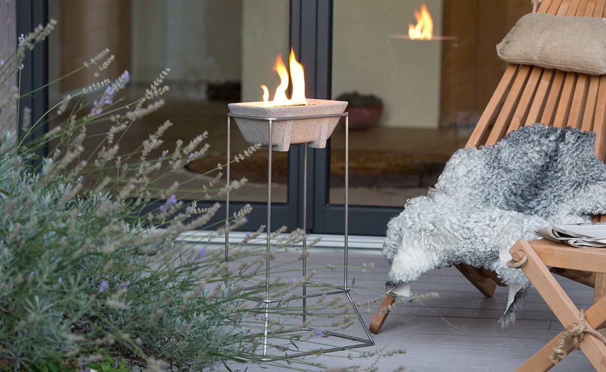 Schmelzfeuer Outdoor XL Granicium mit Wachs gefüllt | SXLG von DENK Keramik