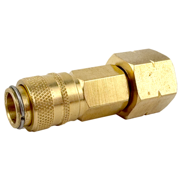 Schnellkupplung NW5 G3/8" links IG mit Konus und drehbarer Mutter