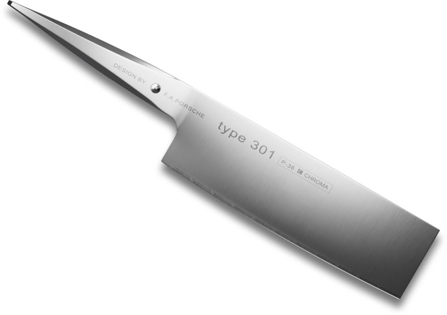 CHROMA Type 301 Nakiri Gemüsemesser 17 cm P-36 | Japanisches Gemüsemesser im Design von F.A. Porsche von CHROMA