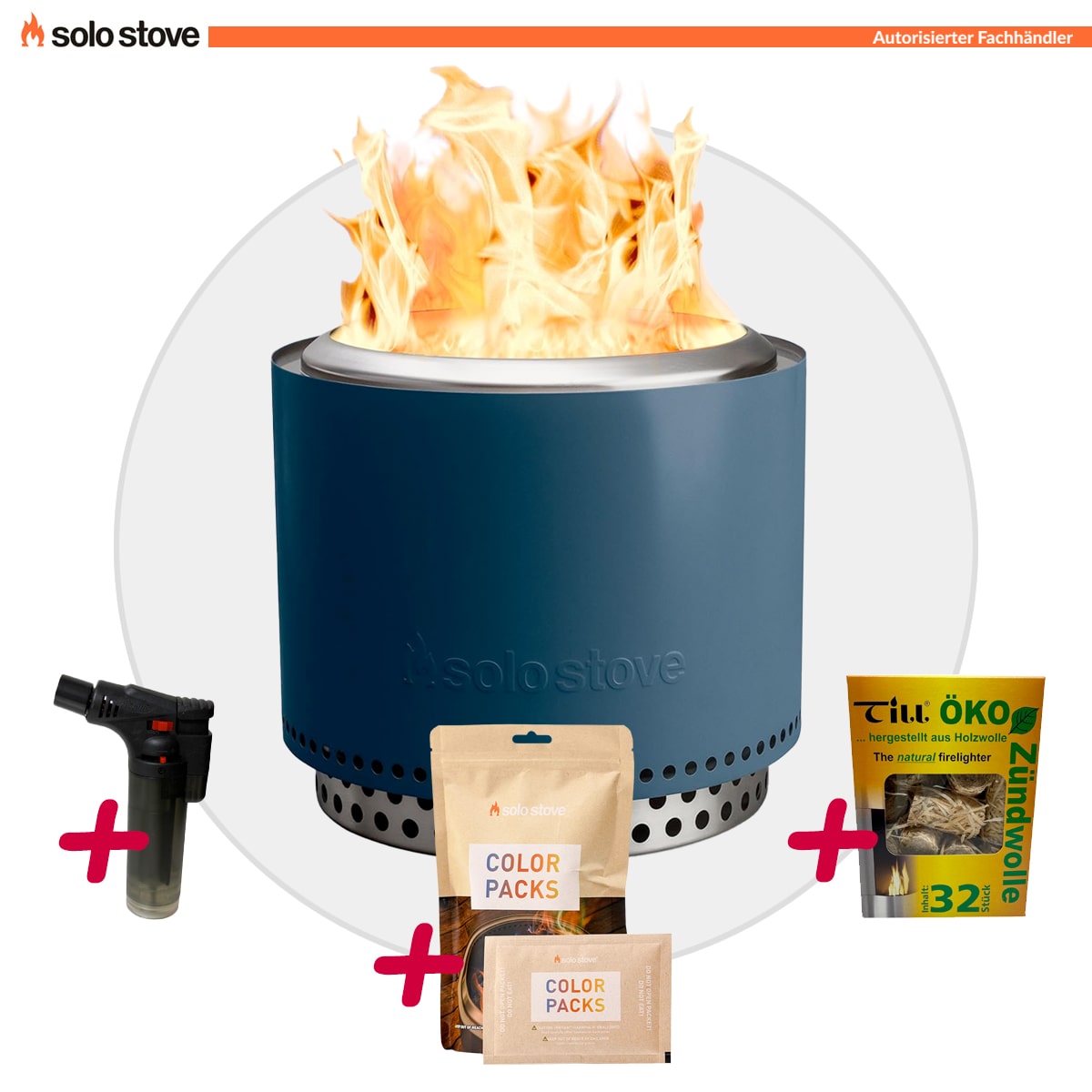 Solo Stove BONFIRE 2.0 + STAND Water + Buntes Feuer + Anzünder - AKTION
