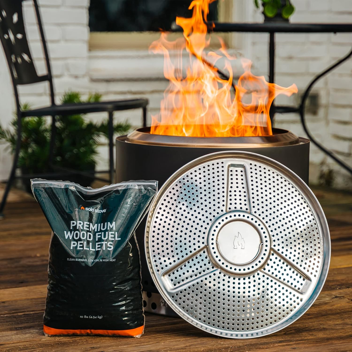 Solo Stove Bonfire-Einsatz für Pellets | Edelstahl von Solo Stove Solo Stove Bonfire-Einsatz für Pellets | Edelstahl von Solo Stove