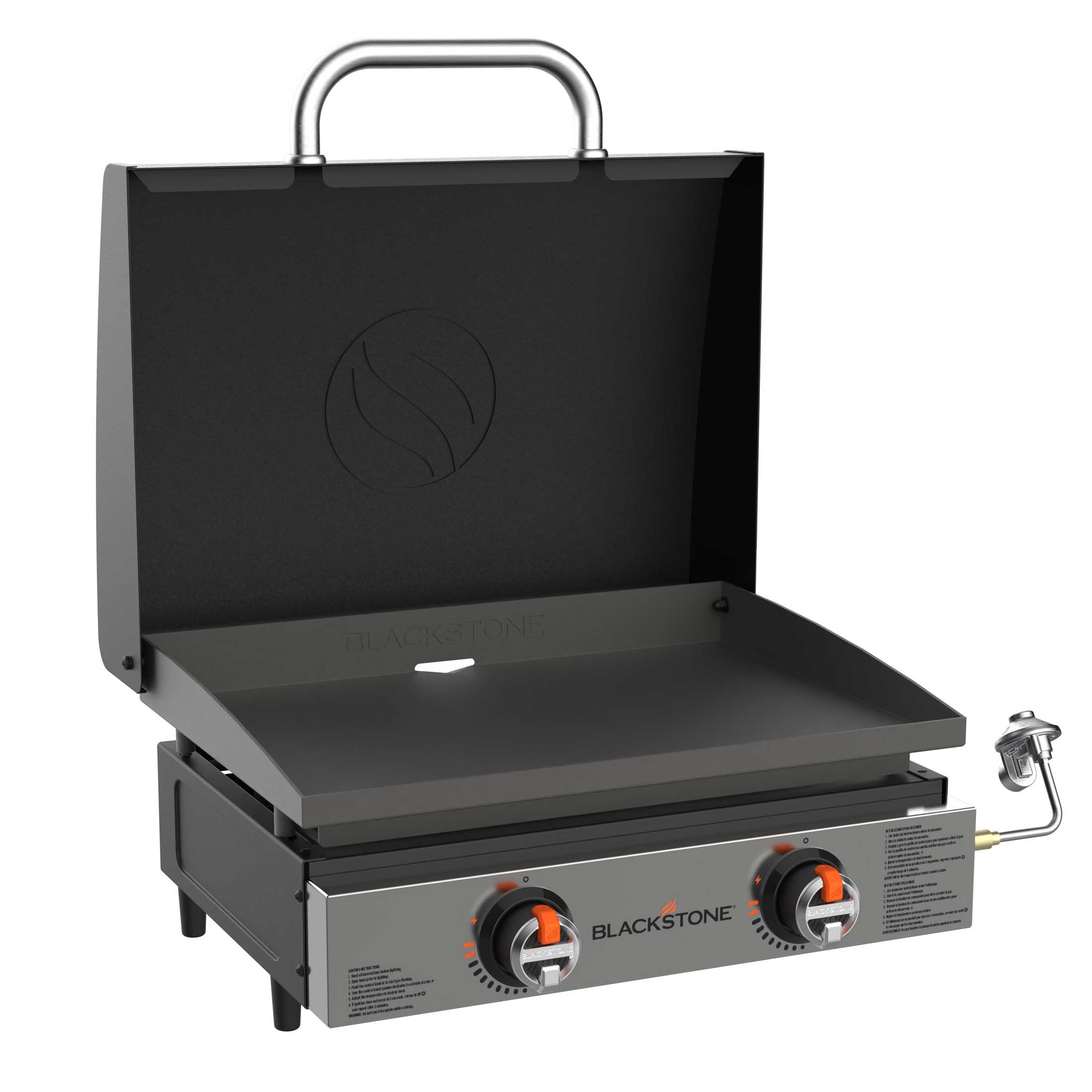 BLACKSTONE 22″ Griddle Tischgrill mit 2 Brennern inkl. Deckel von Blackstone