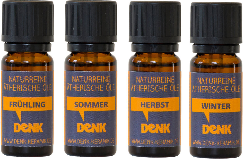 4-Jahreszeiten Öl Set speziell für das Schmelzfeuer 4 x 10 ml - SFD-4J von DENK Keramik 4-Jahreszeiten Öl Set speziell für das Schmelzfeuer 4 x 10 ml - SFD-4J von DENK Keramik