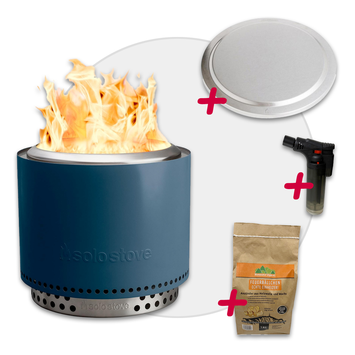 Solo Stove BONFIRE 2.0 + STAND Water + Edelstahl Deckel + 1kg Anzünder - AKTION  von Solo Stove