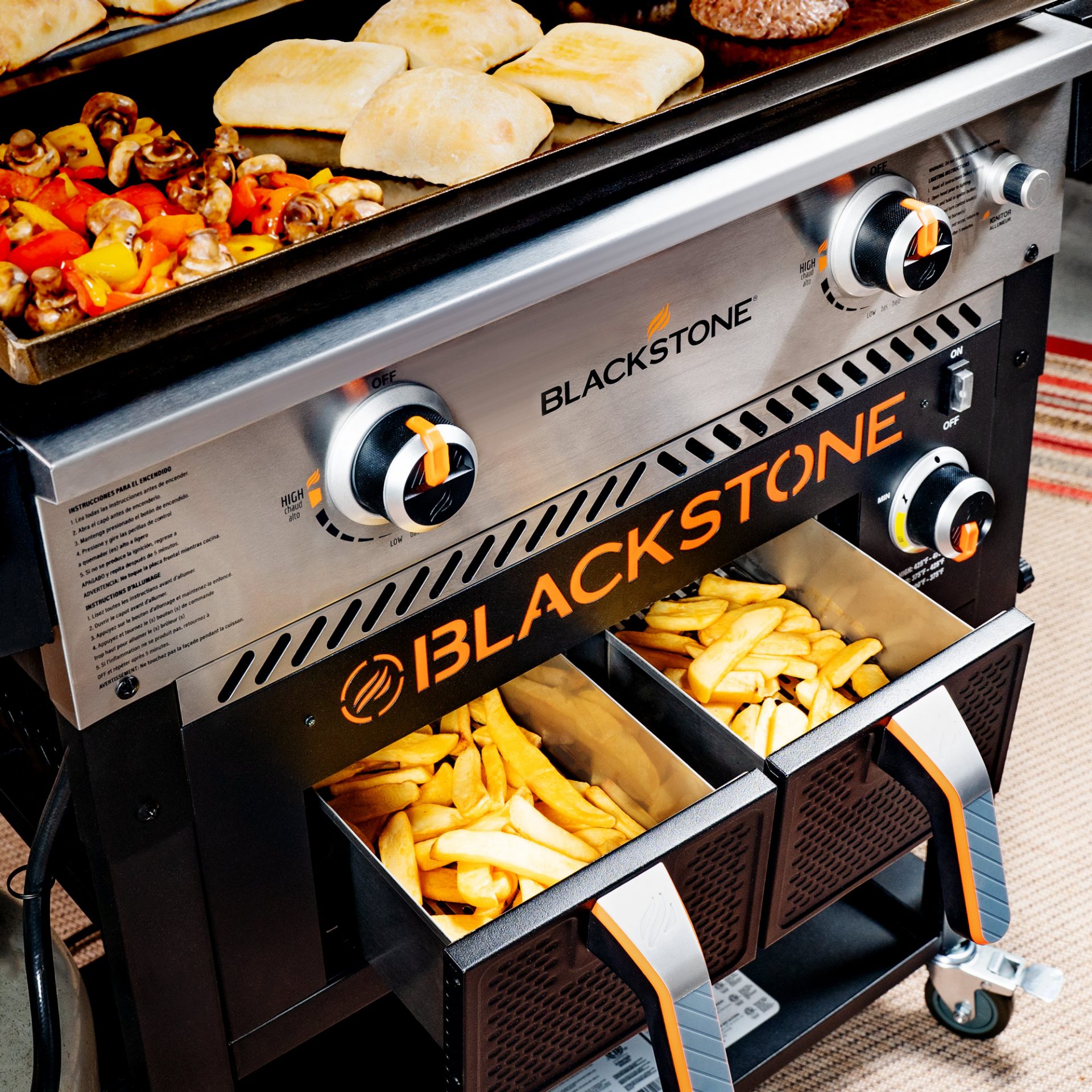 BLACKSTONE 36“ Griddle Grillstation mit Airfryer von Blackstone