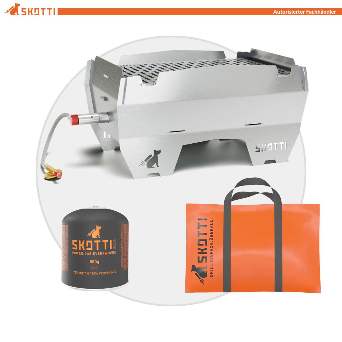 SKOTTI Grill 2.0 + 1x Gas + Tasche SKOTTI Grill 2.0 + 1x Gas + Tasche