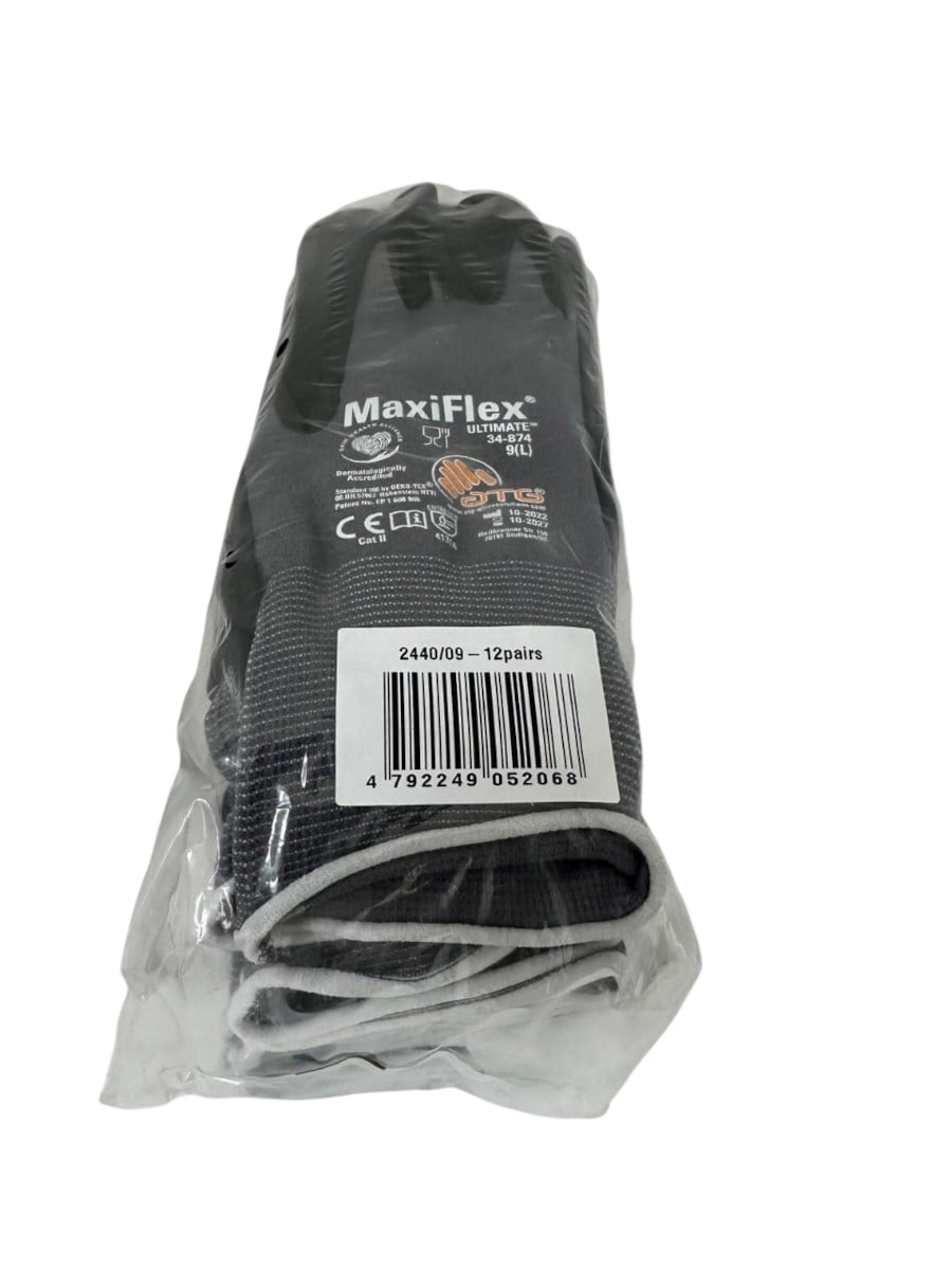 ATG Schnittschutzhandschuhe MaxiFlex Ultimate - Schnittschutzlevel A - Nylon - Größe 9 / L - 12 Paar von ATG