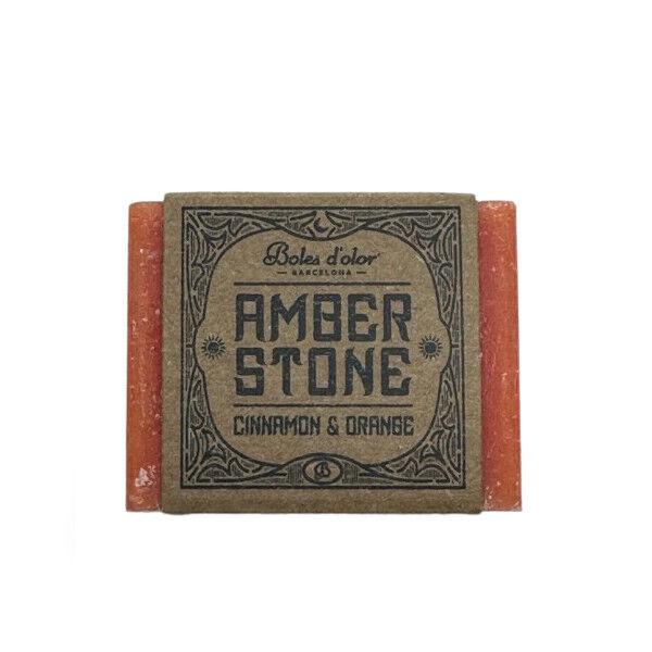 Amber Stone - Zimt + Orange Duft in Quadratform von Boles d'olor