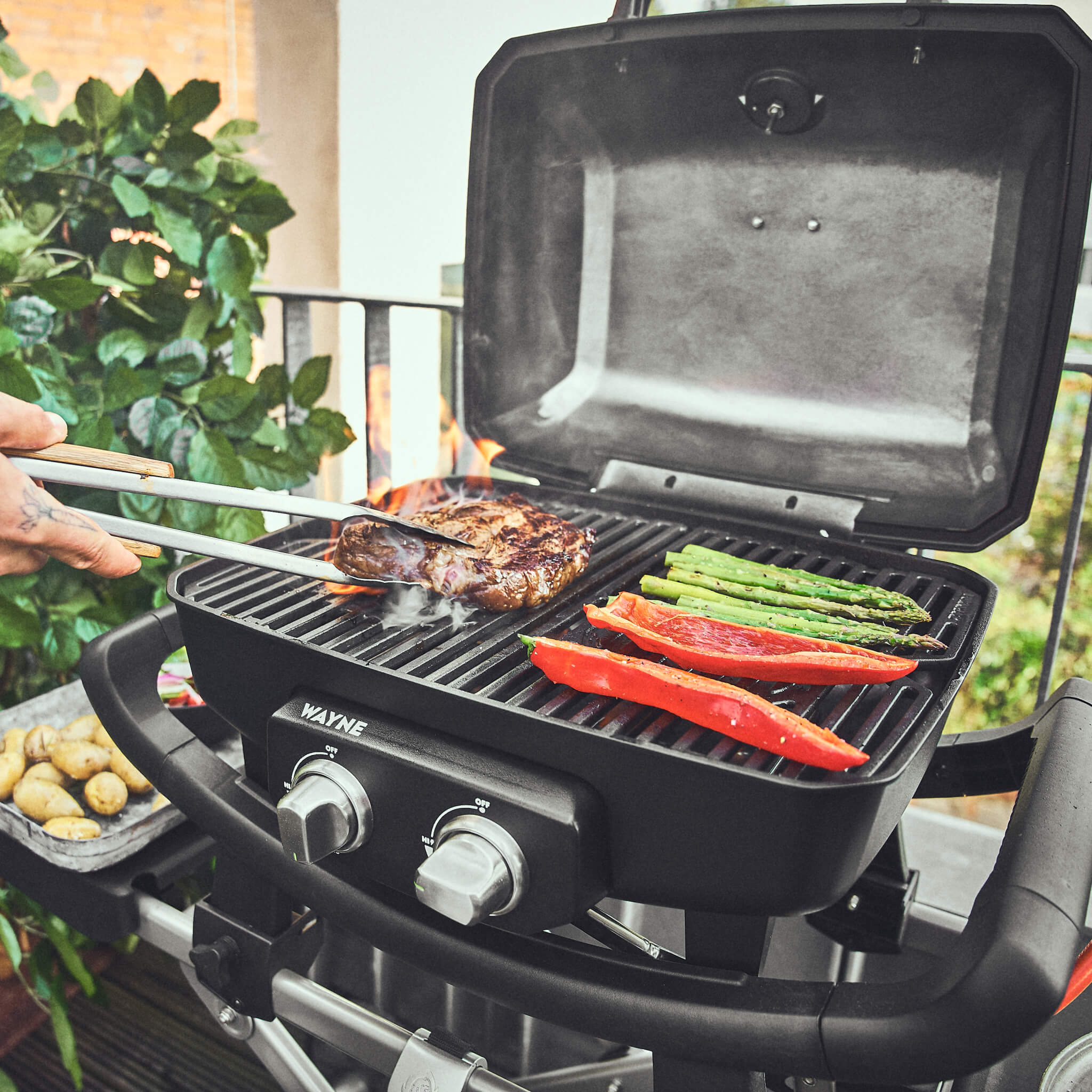 BURNHARD WAYNE Balkongrill 2-Brenner von BURNHARD