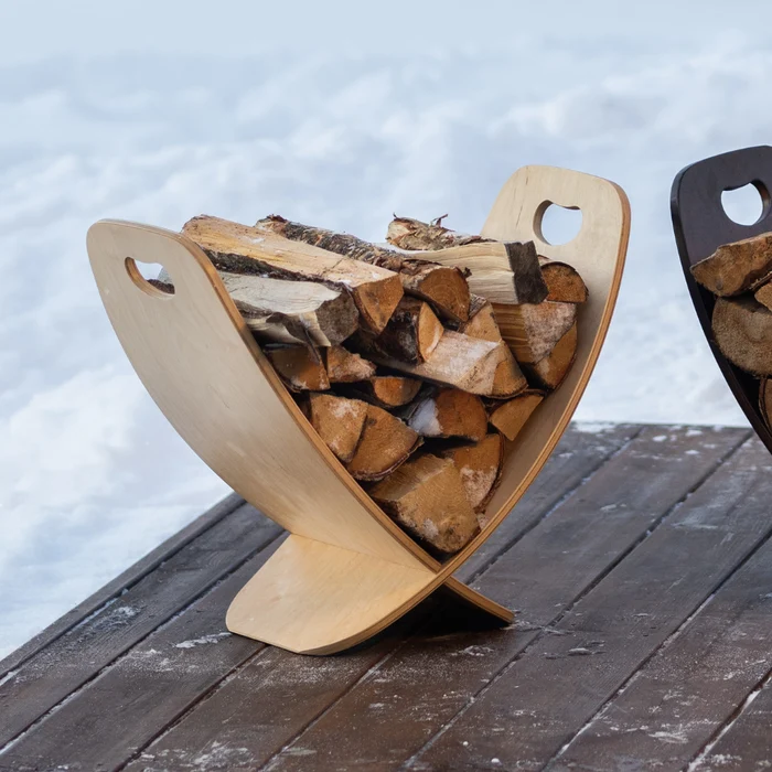 Nordic Embers Feuerholzständer - Natur