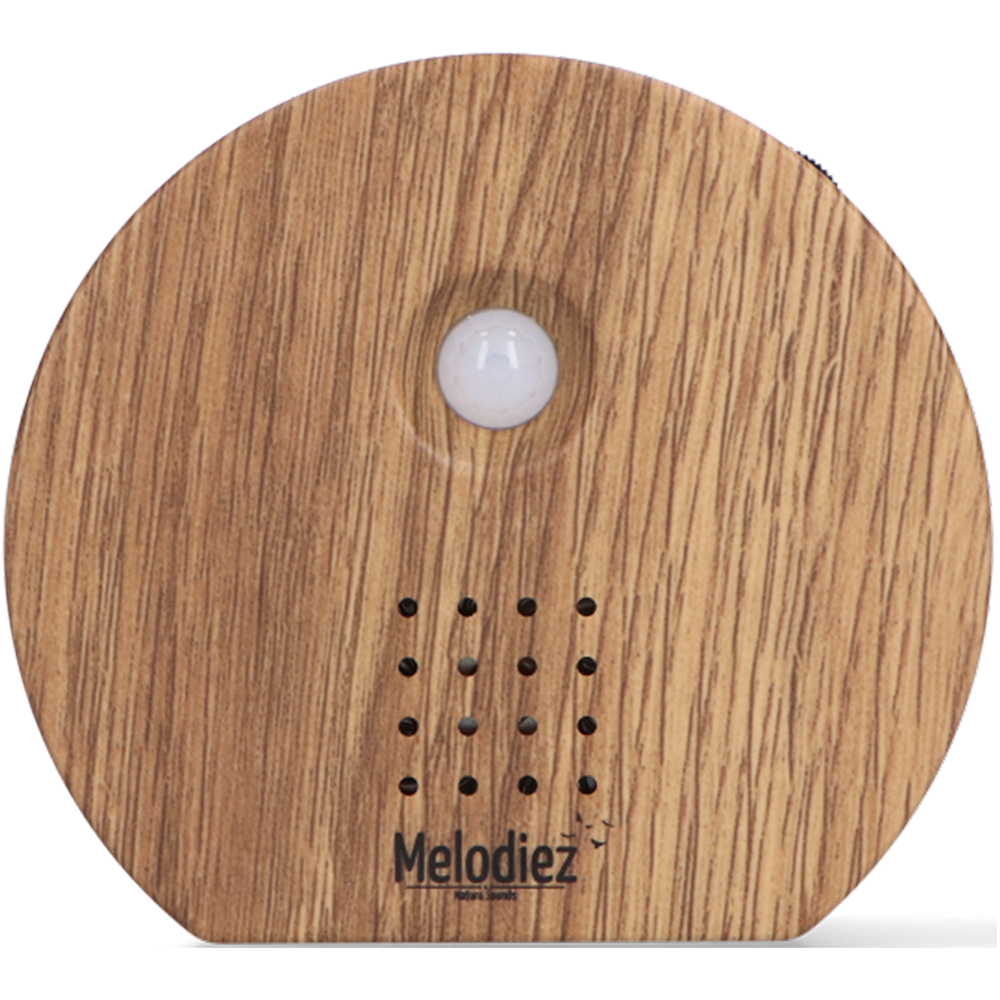 Melodiez Nature Box dunkles Holz - natürliche Entspannung auf Knopfdruck 4 Naturklänge in einer Box