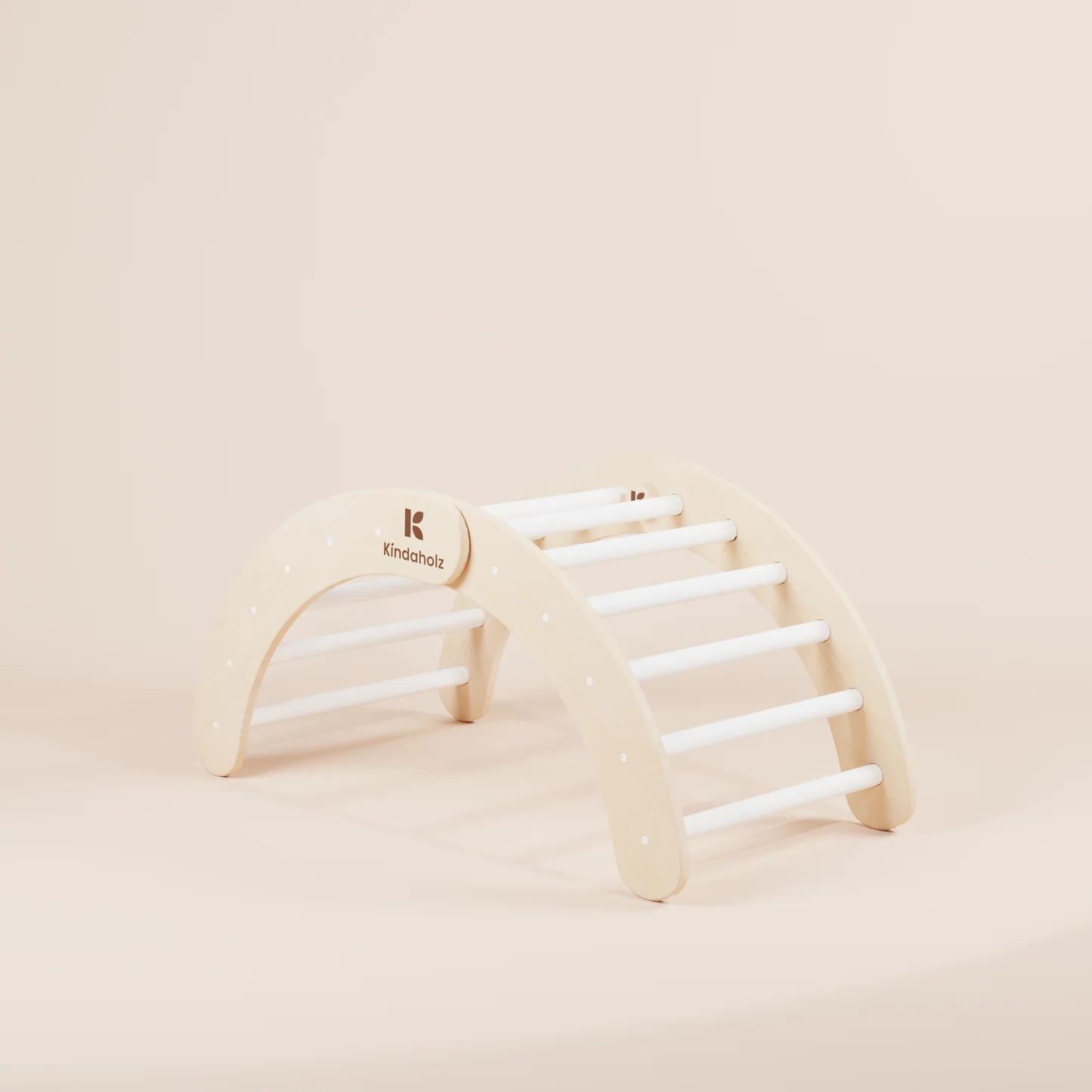 Kindaholz NINA Kletterbogen Weiß Indoor Kletterbogen aus FSC Holz von Kindaholz