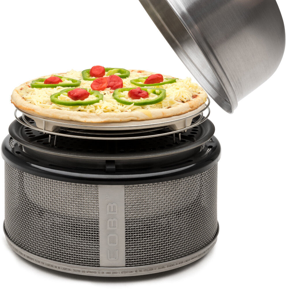 Pizzaplatte ~ Pizzastein Ø 26cm für Holzkohle und Gas Cobbgrill (CO69) von Cobb