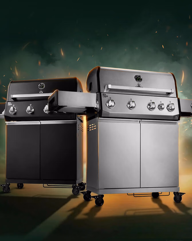 FRED Series 4 Der Allround Gasgrill für echtes BBQ ohne Schnickschnack