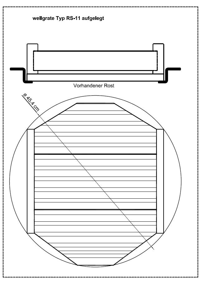 Wellgrate Grillrost Set für Rundgrills ab Ø 45,4cm ~ RS-11 von Wellgrate