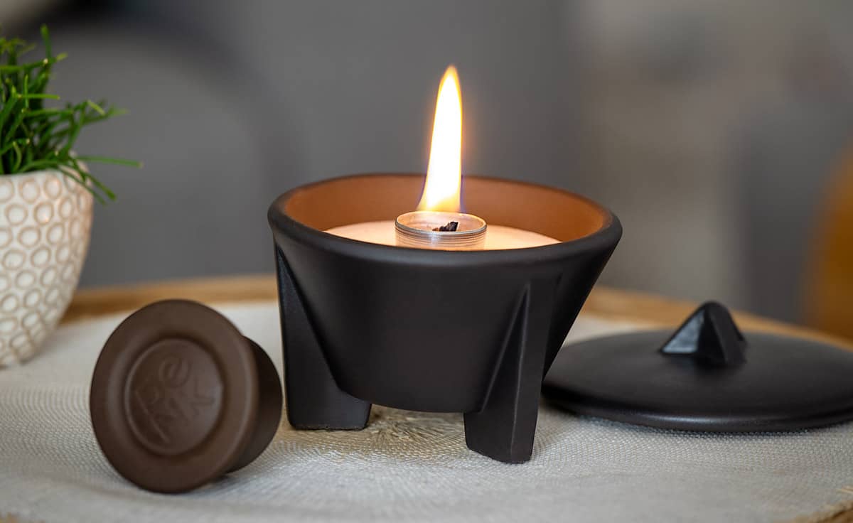 DENK Keramik Dochtentrußer für Schmelzfeuer Indoor ~ DEI von DENK Keramik