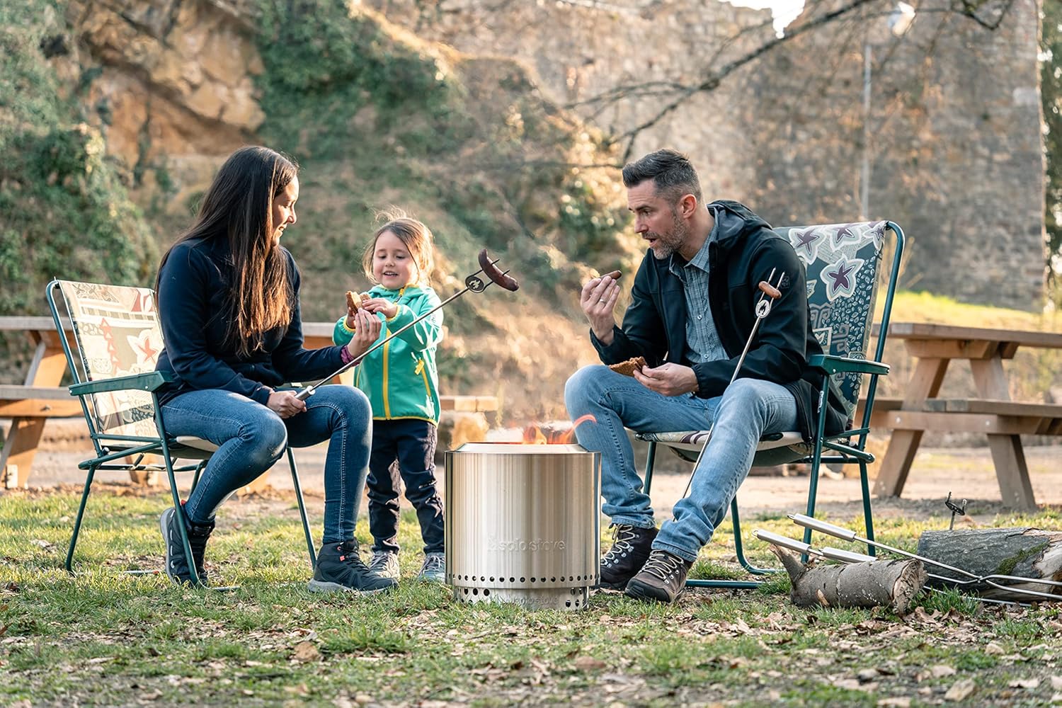 Solo Stove Grillspieße für Feuerschale 4 Stück | Marshmallows - Stockbrot - Würstchen von Solo Stove Solo Stove Grillspieße für Feuerschale 4 Stück | Marshmallows - Stockbrot - Würstchen von Solo Stove
