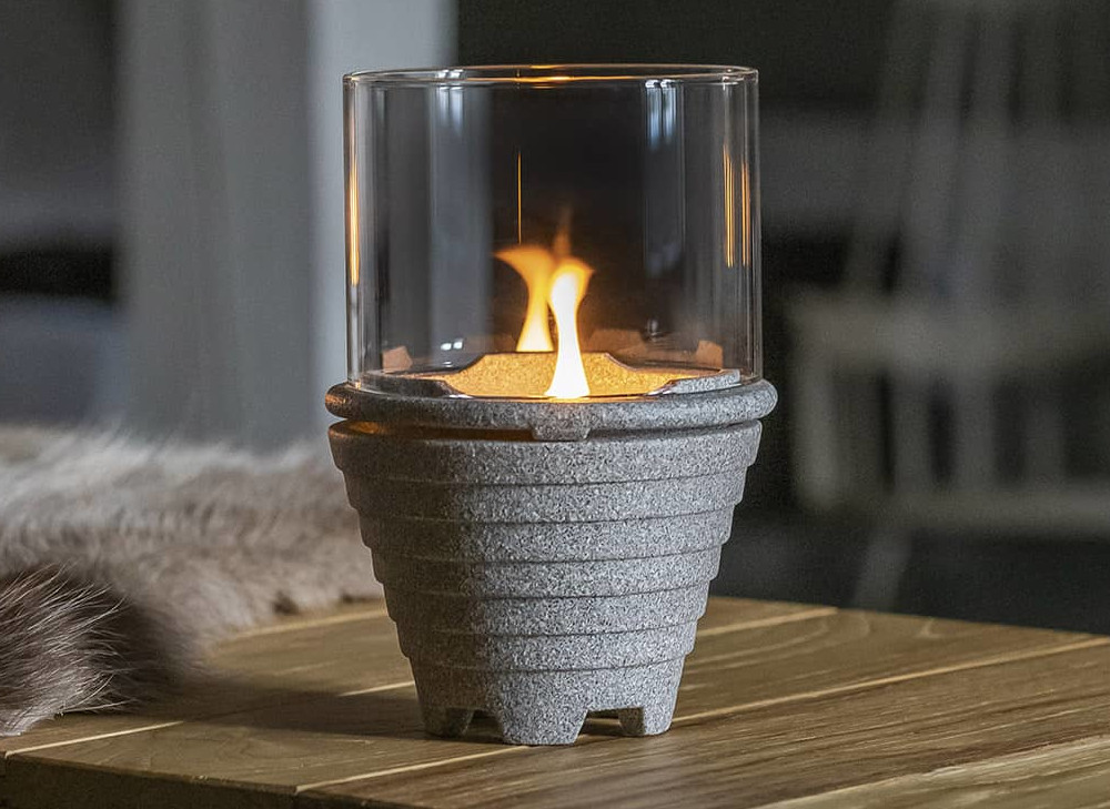 DENK Keramik Schmelzfeuer Indoor Granicium mit Windglas-Aufsatz ~ SFGI+WLA von DENK Keramik DENK Keramik Schmelzfeuer Indoor Granicium mit Windglas-Aufsatz ~ SFGI+WLA von DENK Keramik