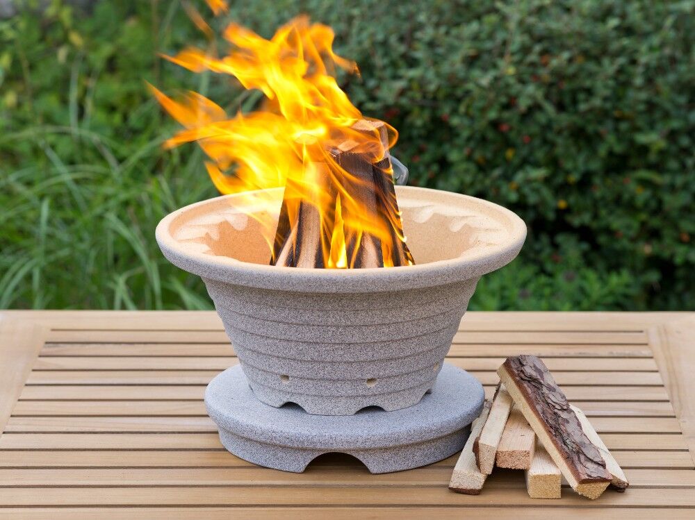 DENK Keramik BRATFEUER Set - Der blitzschnelle Outdoor - Herd inkl. Untersatz | BF + BF-US von DENK Keramik DENK Keramik BRATFEUER Set - Der blitzschnelle Outdoor - Herd inkl. Untersatz | BF + BF-US von DENK Keramik