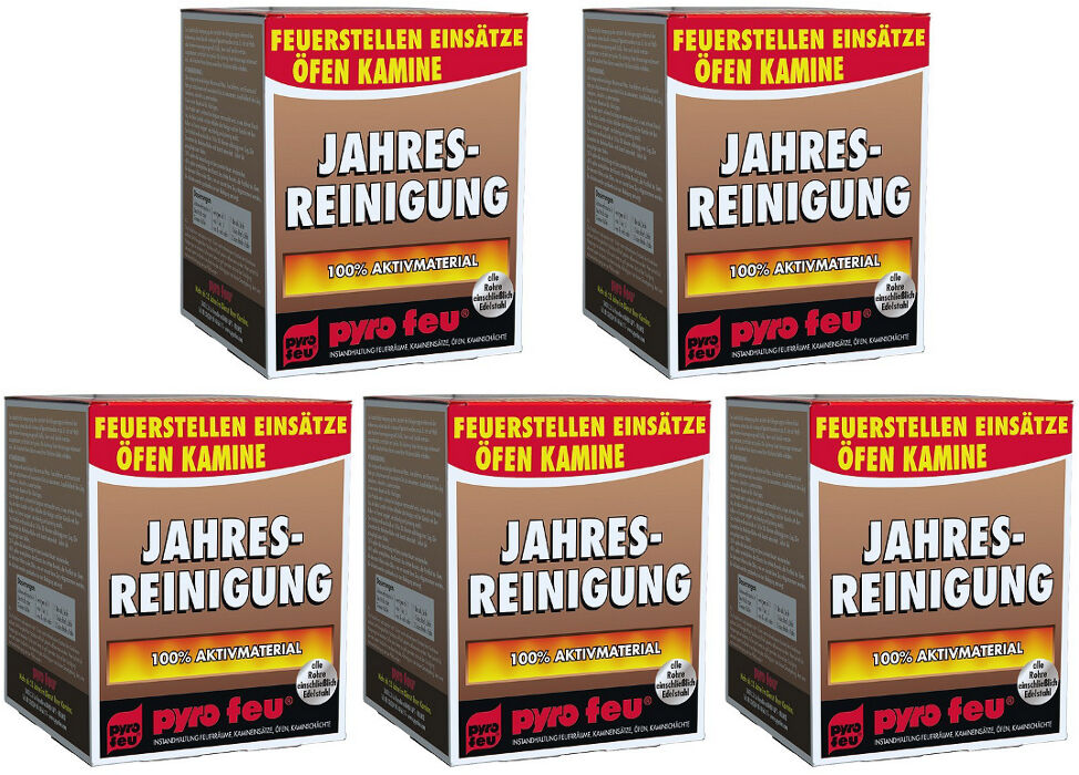 5x Jahresreinigung Entrußer für Ofen & Kamin alle Rohre einschließlich Edelstahl von pyro feu 5x Jahresreinigung Entrußer für Ofen & Kamin alle Rohre einschließlich Edelstahl von pyro feu
