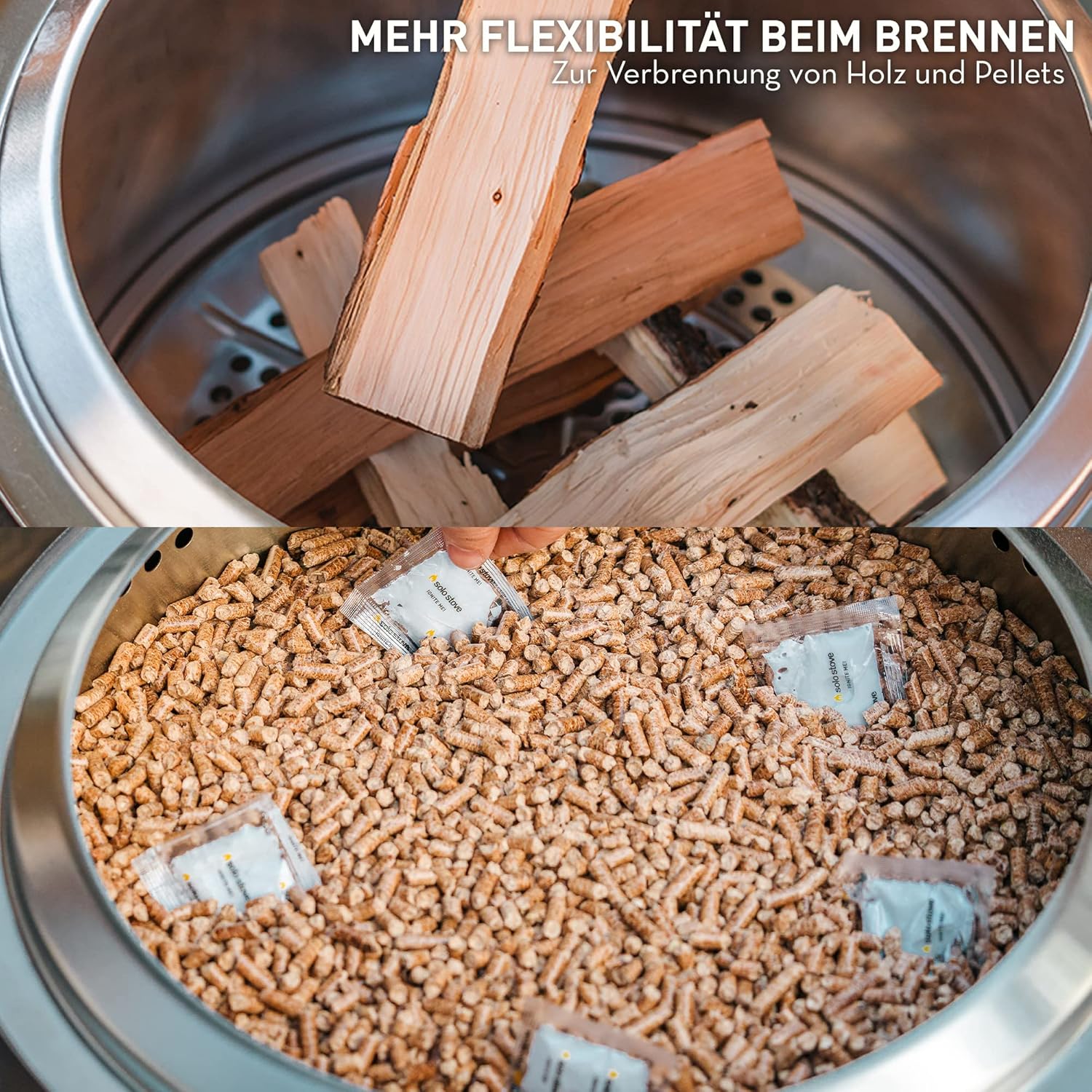 Solo Stove Bonfire-Einsatz für Pellets | Edelstahl von Solo Stove Solo Stove Bonfire-Einsatz für Pellets | Edelstahl von Solo Stove
