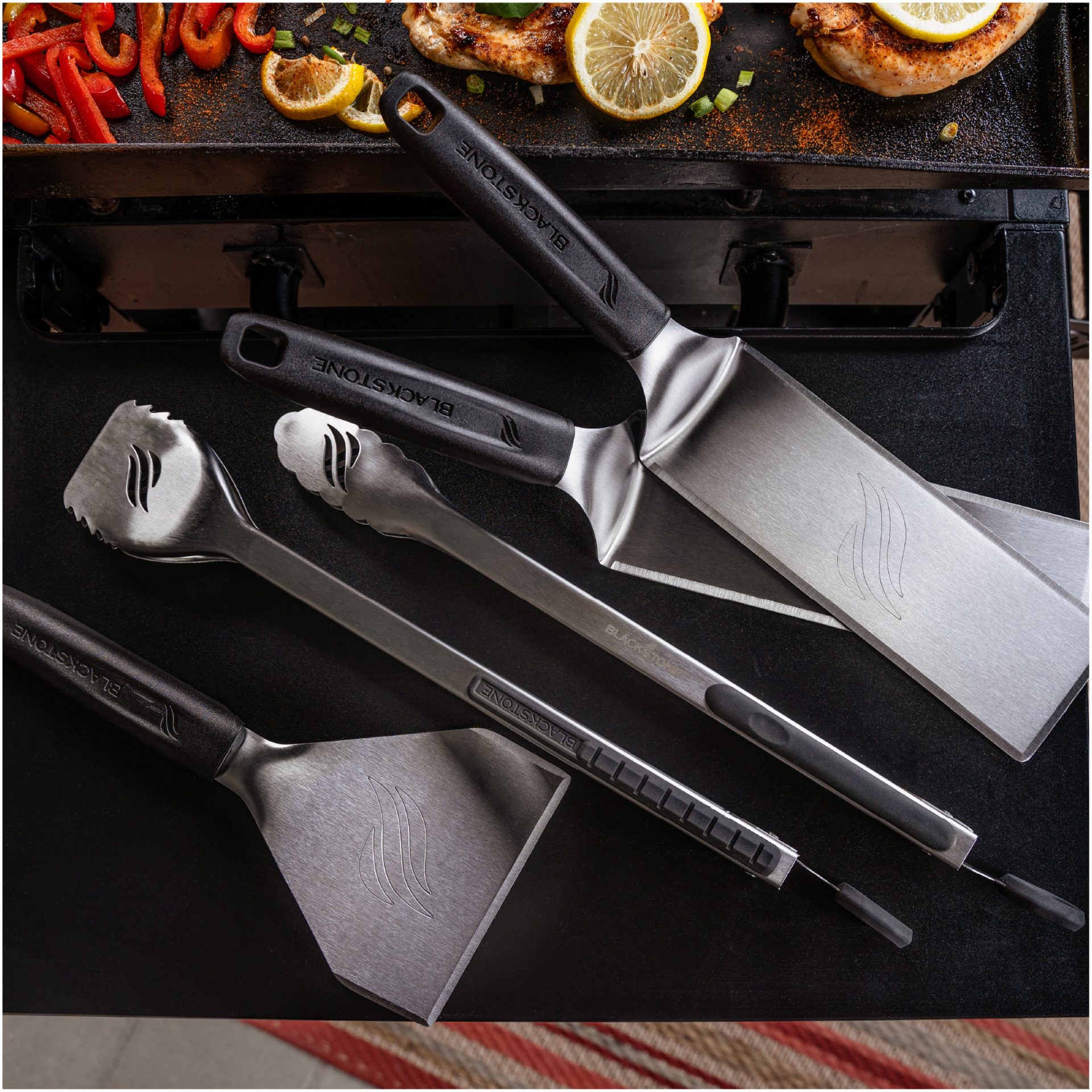 Blackstone Griddle Deluxe Pro Toolkit 6-teilig - Professionelles Grillwerkzeug für Griddle Grillplatten | 5464EU von Blackstone