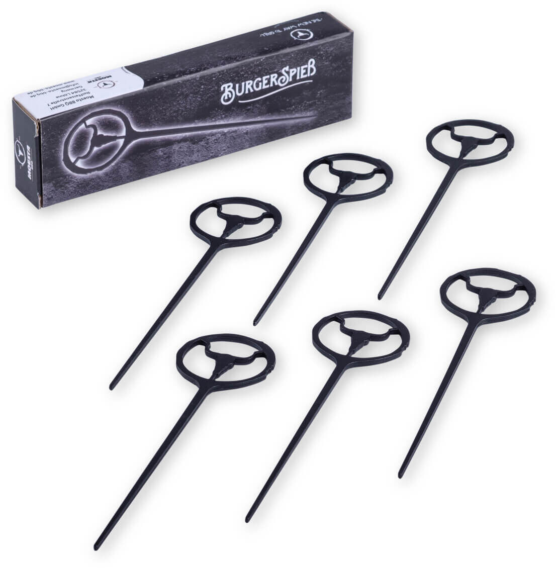 BurgerSpieß 6er Set Black Kunststoff ~ Moesta BBQ von Moesta BBQ BurgerSpieß 6er Set Black Kunststoff ~ Moesta BBQ von Moesta BBQ