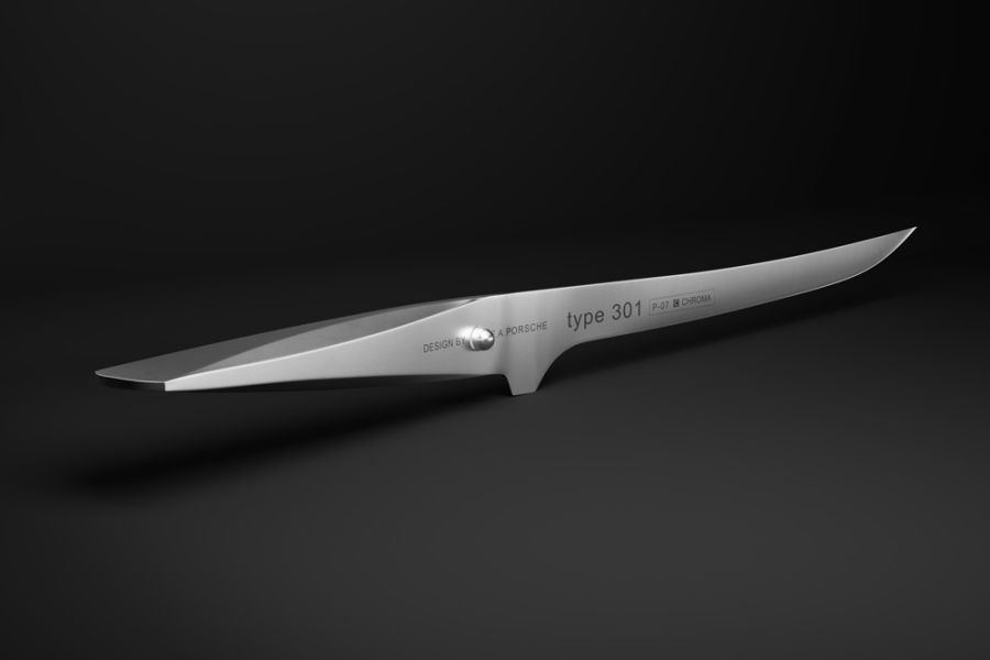 CHROMA Type 301 Filetiermesser 19 cm P-07 | Flexibles Filetiermesser im Design von F.A. Porsche von CHROMA