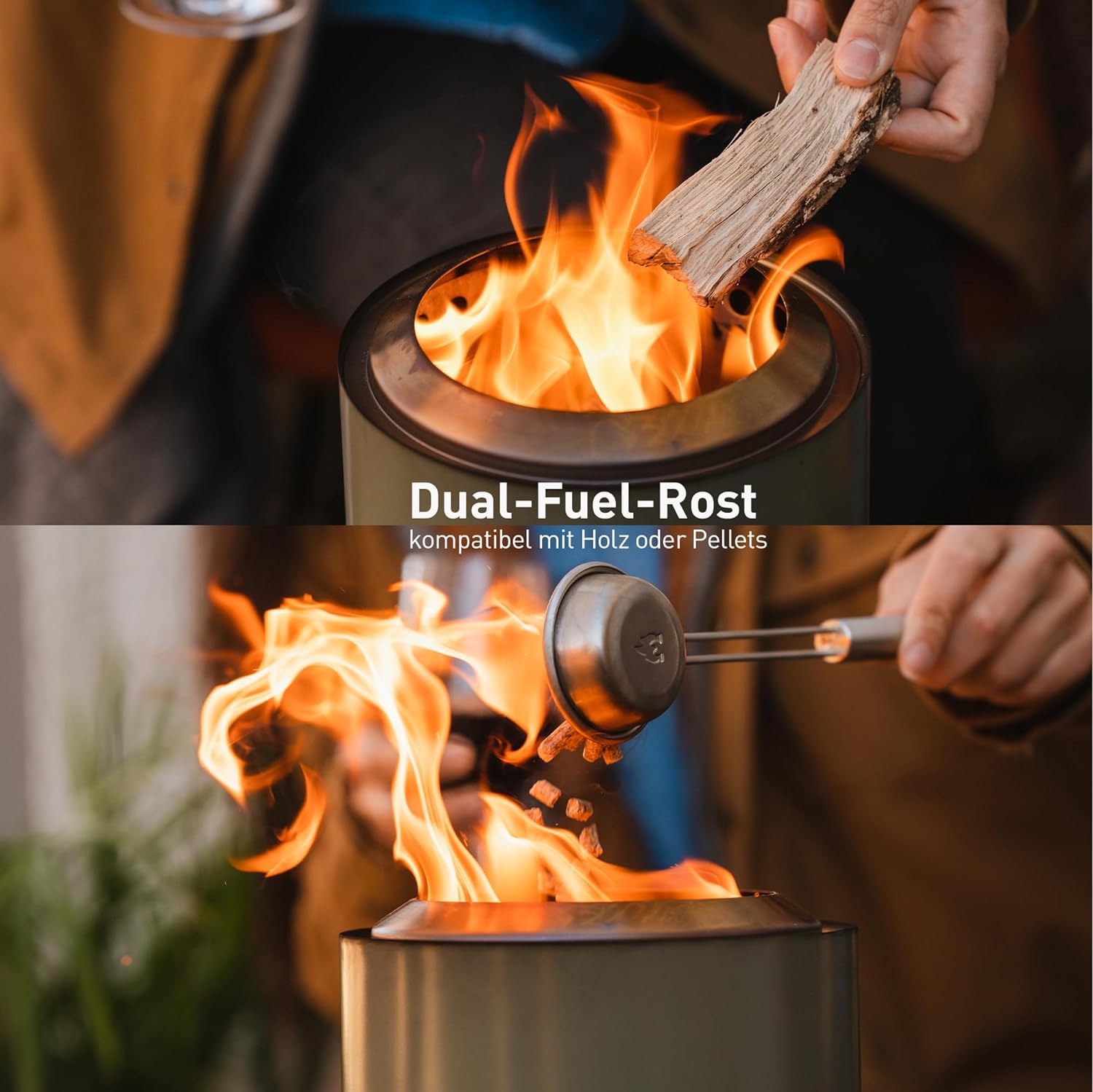 Solo Stove Mesa XL Tischfeuer Ø 17,8cm | Tischkamin Outdoor Ash / Anthrazit von Solo Stove Solo Stove Mesa XL Tischfeuer Ø 17,8cm | Tischkamin Outdoor Ash / Anthrazit von Solo Stove