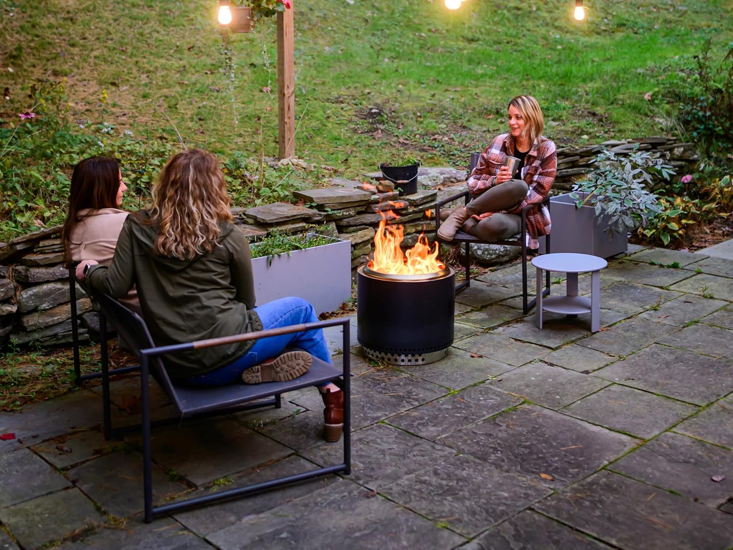 Solo Stove BONFIRE 2.0 + STAND Gunmetal Metallic | Feuerschale - Feuerstelle - Feuertonne von Solo Stove Solo Stove BONFIRE 2.0 + STAND Gunmetal Metallic | Feuerschale - Feuerstelle - Feuertonne von Solo Stove