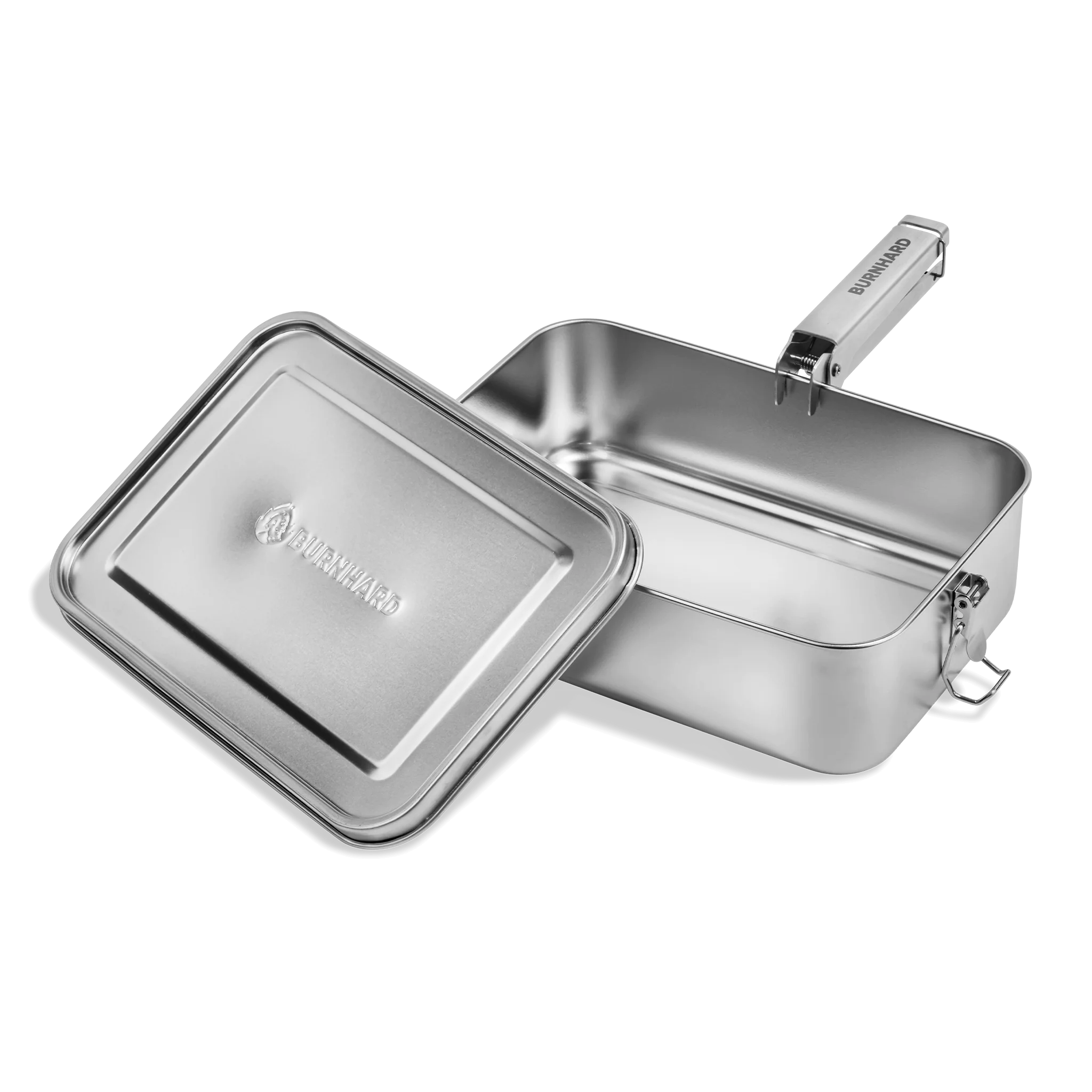BURNHARD JONES Kochgeschirr 2,4 Liter Edelstahl Die mobile Outdoor Küche für echte Grillfans von BURNHARD