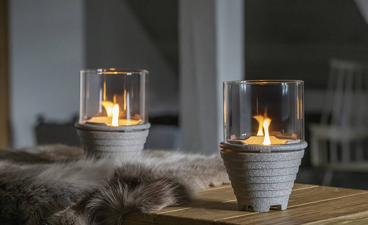 DENK Keramik Schmelzfeuer Indoor Granicium mit Windglas-Aufsatz ~ SFGI+WLA von DENK Keramik DENK Keramik Schmelzfeuer Indoor Granicium mit Windglas-Aufsatz ~ SFGI+WLA von DENK Keramik