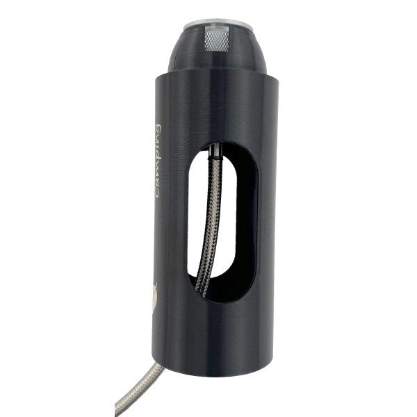 MSF-1 Allgas-Adapterkartusche - Universeller 7/16" Schraubkartuschen-Adapter mit 80 cm Schlauch von HUW24