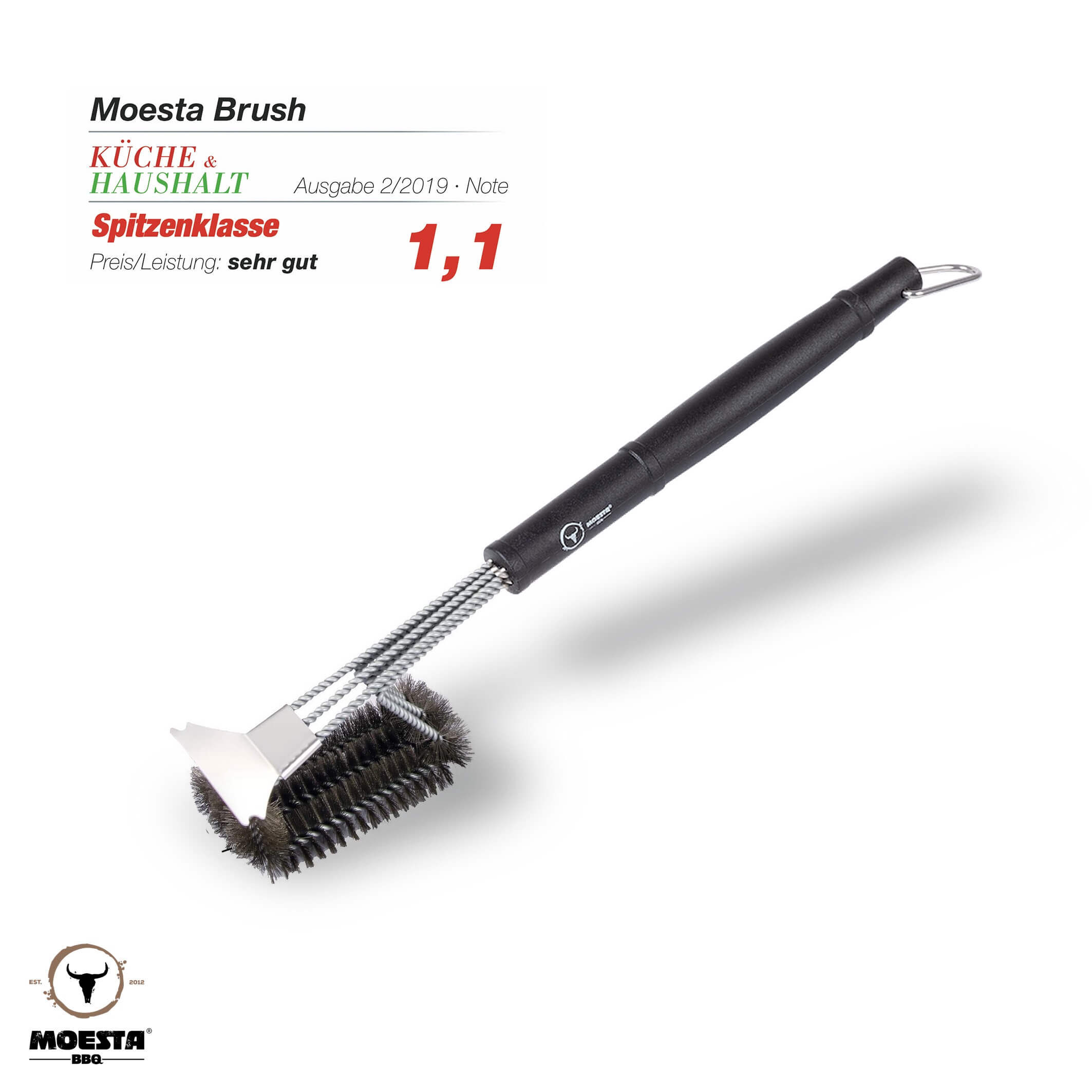 BBQ Brush No. 1 - Die Edestahlbürste unter den Grillbürsten ~ Moesta BBQ von Moesta BBQ BBQ Brush No. 1 - Die Edestahlbürste unter den Grillbürsten ~ Moesta BBQ von Moesta BBQ