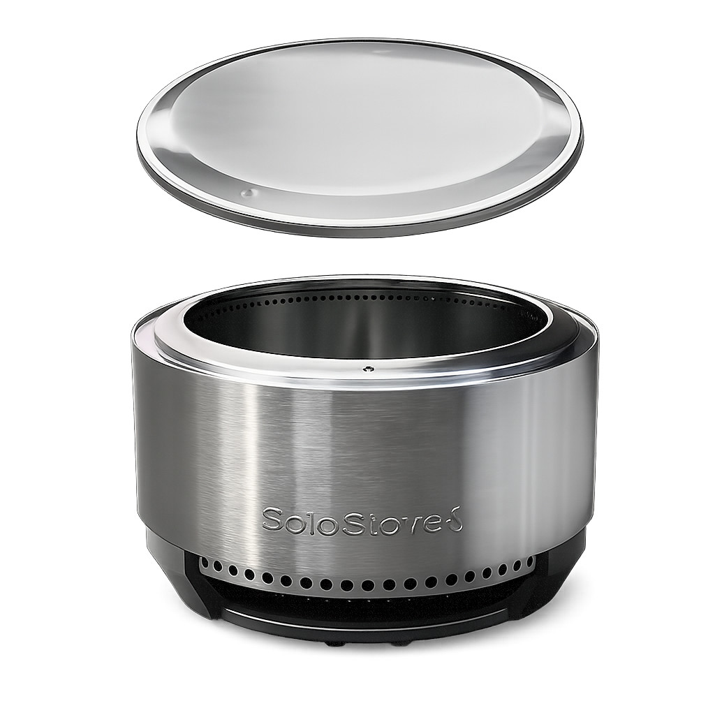 Solo Stove Summit 24 Essential Bundle Raucharme Feuerschale mit Deckel und Fire Starter Gel von Solo Stove