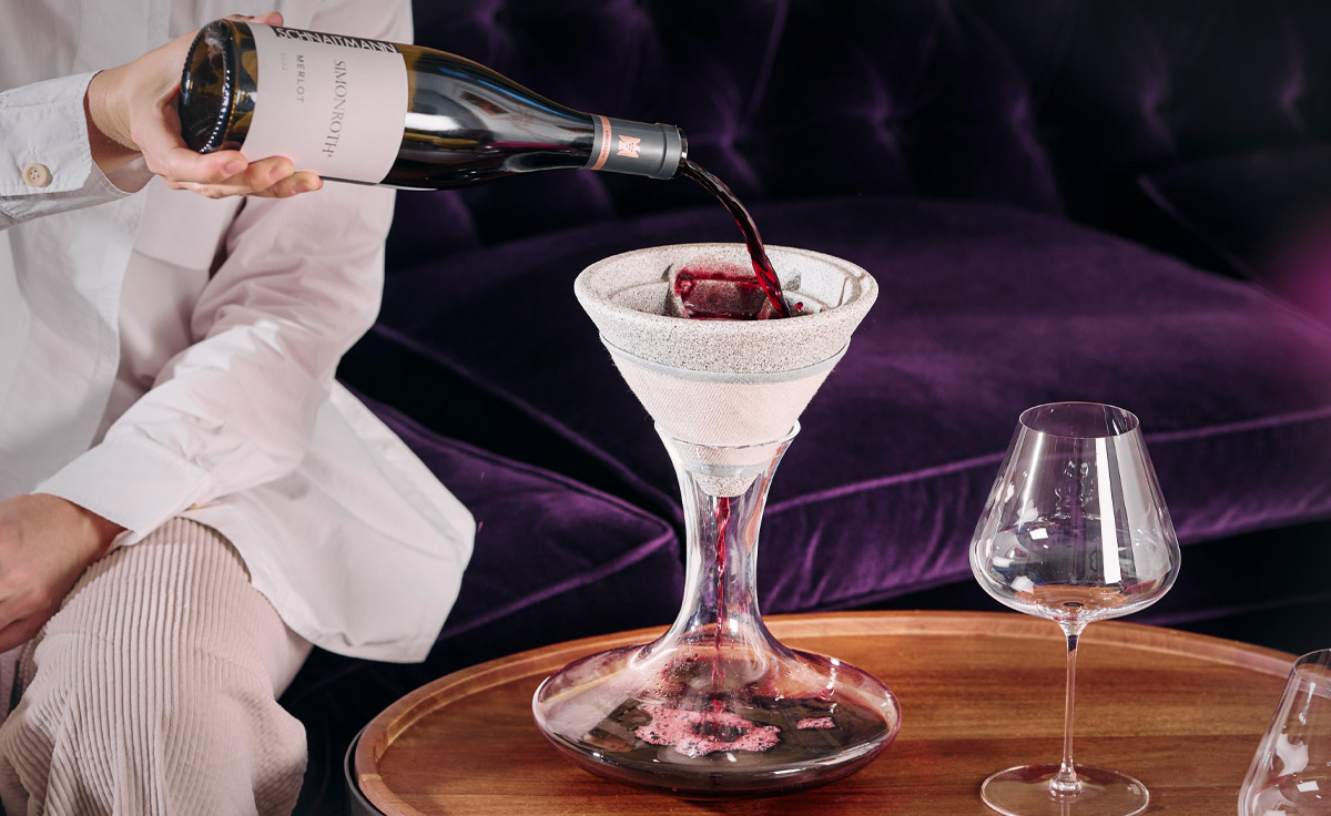 DENK Keramik Weinaktivierer CeraActiv® | Weinbelüfter für Rotwein, Weißwein & Spirituosen - WA von DENK Keramik