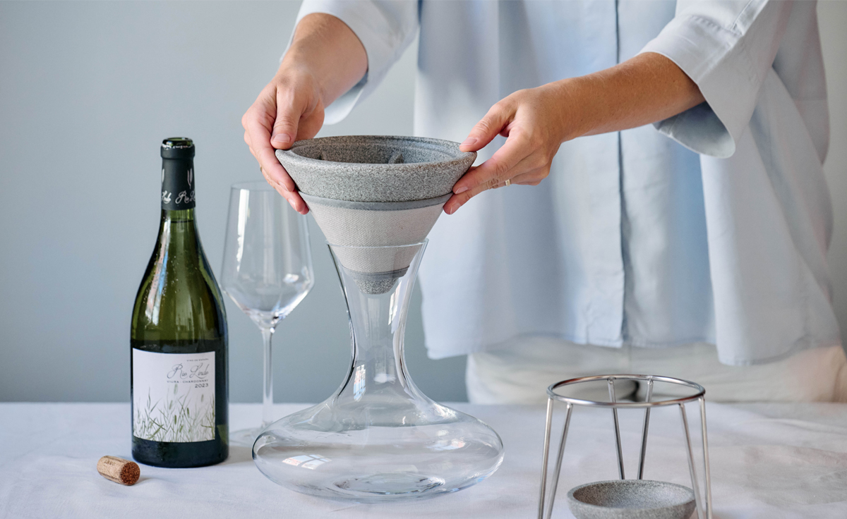 DENK Keramik Weinaktivierer CeraActiv® | Weinbelüfter für Rotwein, Weißwein & Spirituosen - WA von DENK Keramik