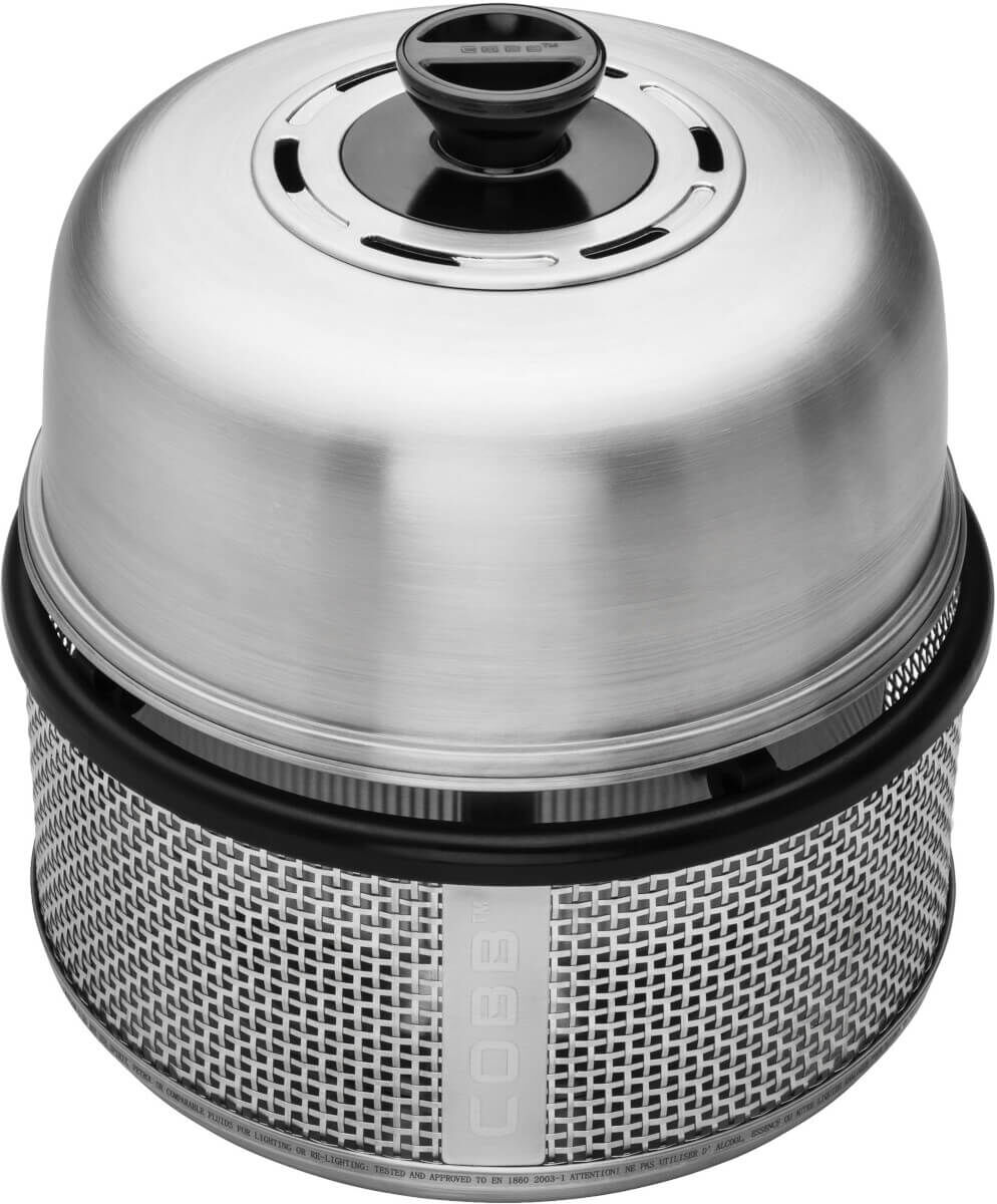 Cobb Premier AIR DELUXE Grill inkl. Air Deckel & Griddle & Bratenrost & WOK & Cobble Stone von Cobb