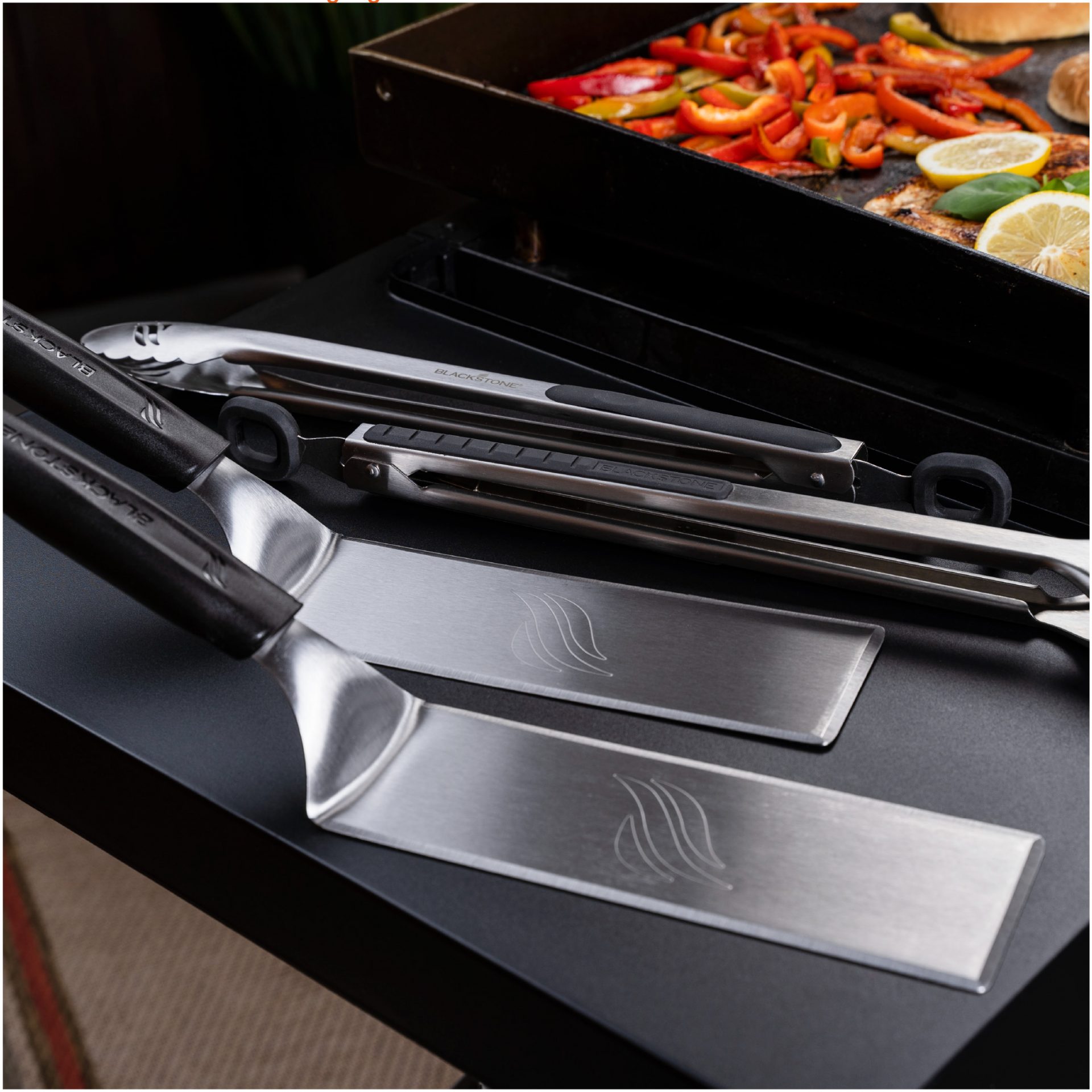 Blackstone Griddle Deluxe Pro Toolkit 6-teilig - Professionelles Grillwerkzeug für Griddle Grillplatten | 5464EU von Blackstone