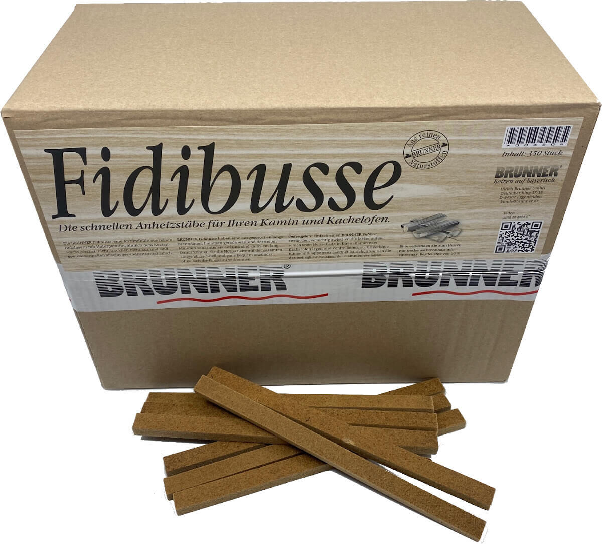 350 Original Brunner Fidibusse Anzünder - 1x Großpackung von Brunner 350 Original Brunner Fidibusse Anzünder - 1x Großpackung von Brunner