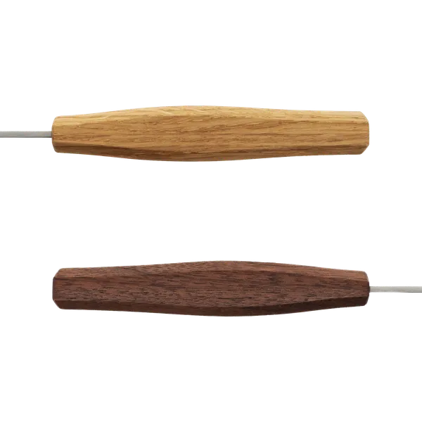 HORL® Brotmesser Eiche mit Triple Pro Cut Wellenschliff und Massivholzgriff 24 cm Klinge