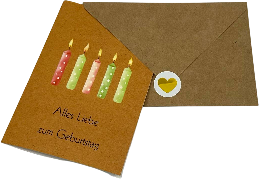 Grußkarte 3 - Alles Liebe zum Geburtstag von Grußkarte Grußkarte 3 - Alles Liebe zum Geburtstag von Grußkarte