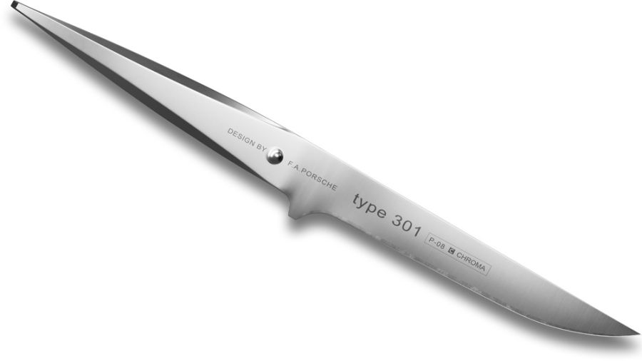 CHROMA Type 301 Ausbeinmesser 14 cm P-08 | Präzises Ausbeinmesser im Design von F.A. Porsche von CHROMA