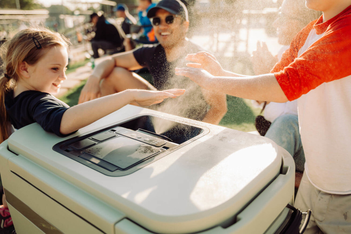 Solo Stove Windchill 47 Cooler Kühlbox mit mobiler Klimaanlage für Camping, Garten & Outdoor inkl. 17Ah Akku von Solo Stove