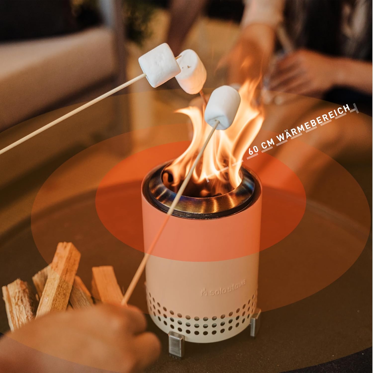 Solo Stove Mesa Tischfeuer Ø 13cm | Tischkamin Outdoor Ash / Anthrazit von Solo Stove Solo Stove Mesa Tischfeuer Ø 13cm | Tischkamin Outdoor Ash / Anthrazit von Solo Stove