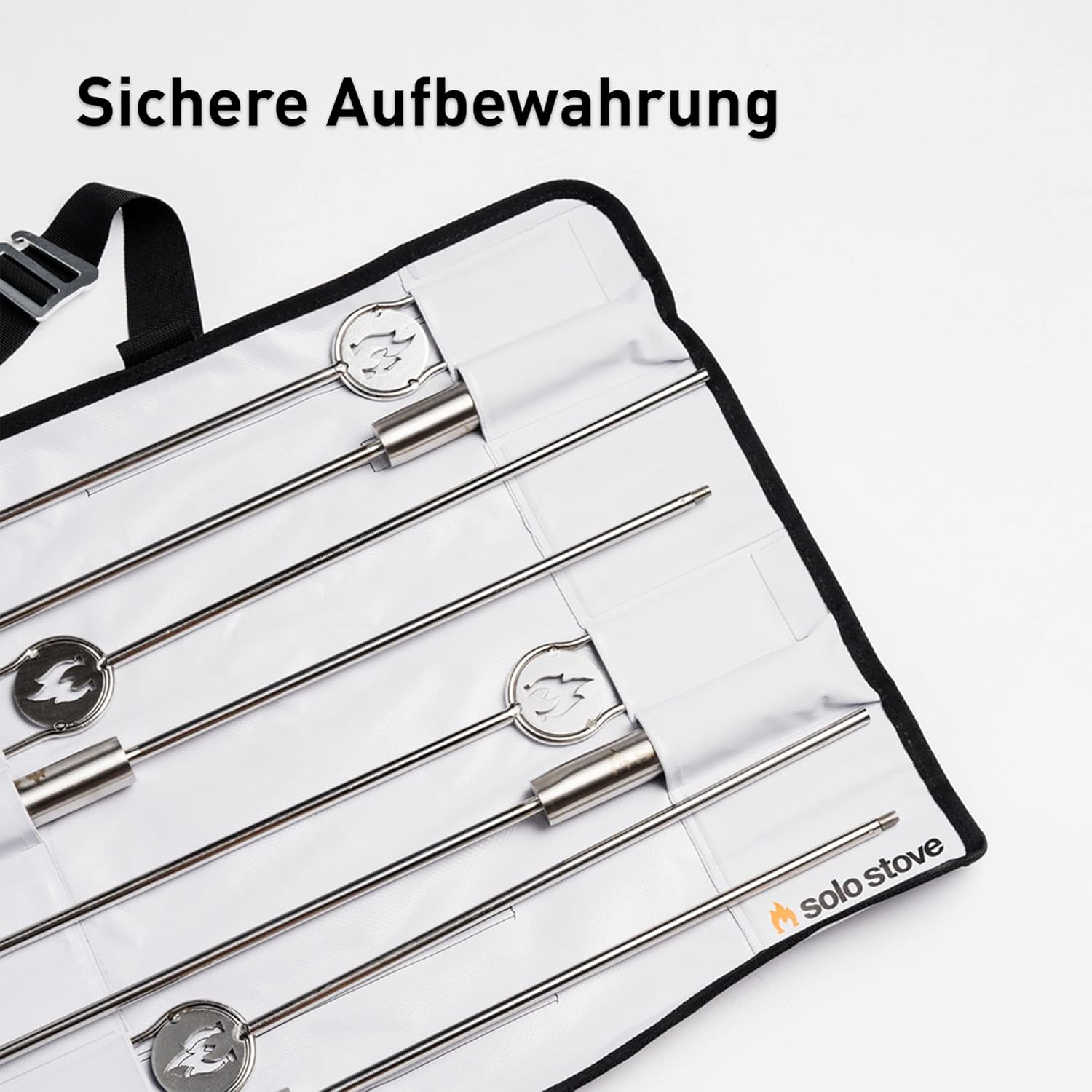 Solo Stove Grillspieße für Feuerschale 4 Stück | Marshmallows - Stockbrot - Würstchen von Solo Stove Solo Stove Grillspieße für Feuerschale 4 Stück | Marshmallows - Stockbrot - Würstchen von Solo Stove