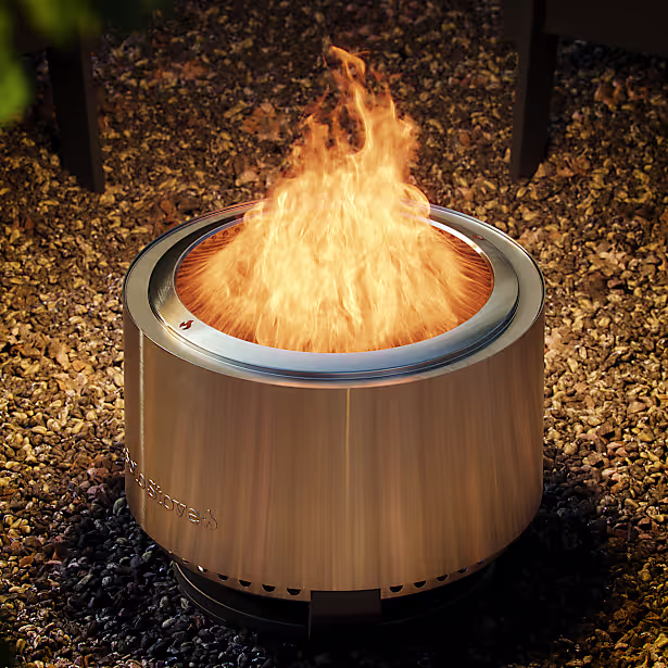 Solo Stove Summit 19,5" Feuerschale - Essential Bundle mit Lid und Feuerstarter Gel für 4-6 Personen