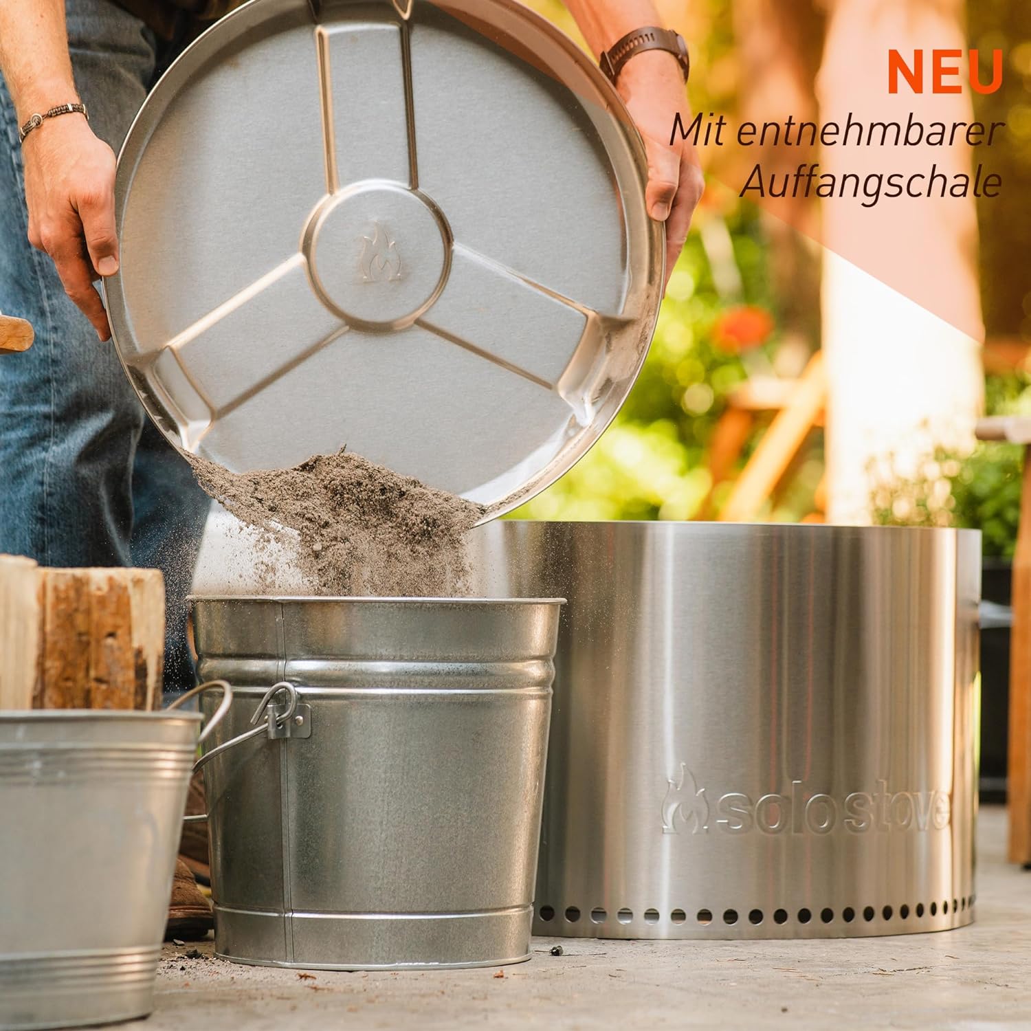 Solo Stove BONFIRE 2.0 + STAND Ash / Anthrazit | Feuerschale - Feuerstelle - Feuertonne von Solo Stove Solo Stove BONFIRE 2.0 + STAND Ash / Anthrazit | Feuerschale - Feuerstelle - Feuertonne von Solo Stove